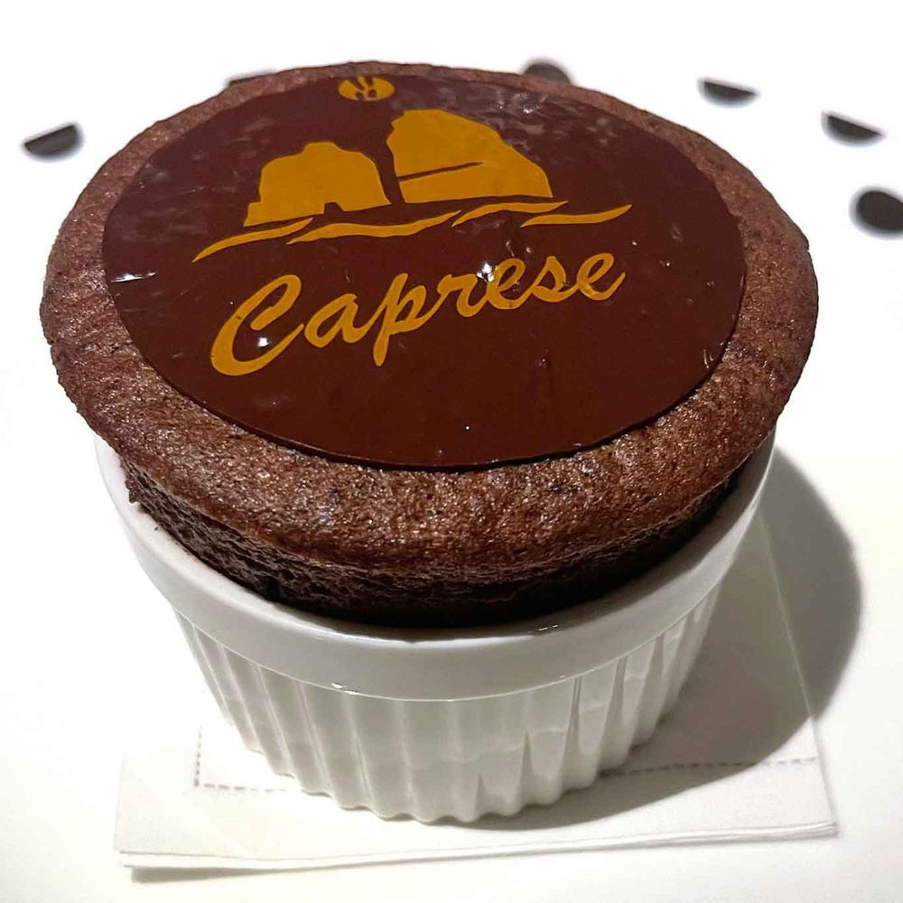 il soufflè al cioccolato del ristorante Quattro Passi a Nerano