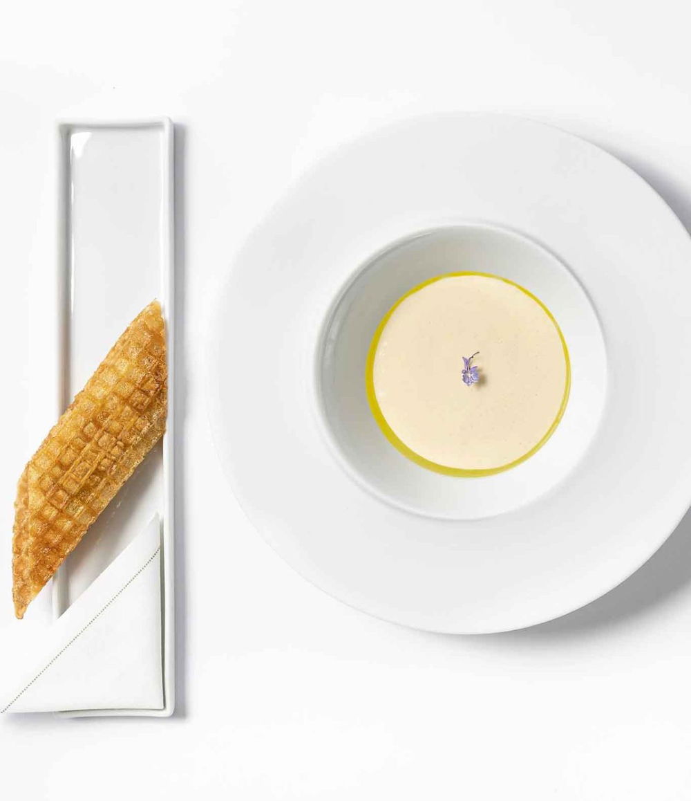 il wafer di triglia del ristorante Quattro Passi a Nerano