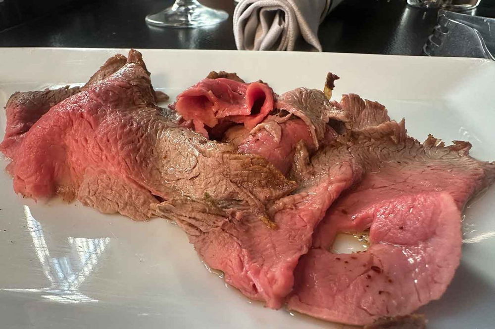 il roast beef del ristorante di carne Nero9 Milano