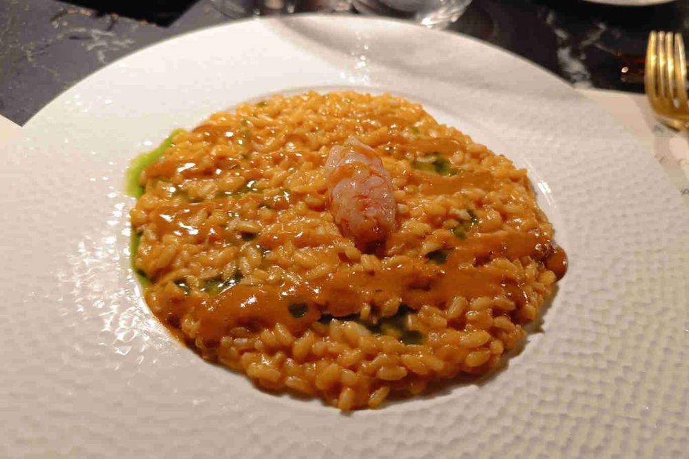 Antèla Restaurant risotto gambero rosso e ricci