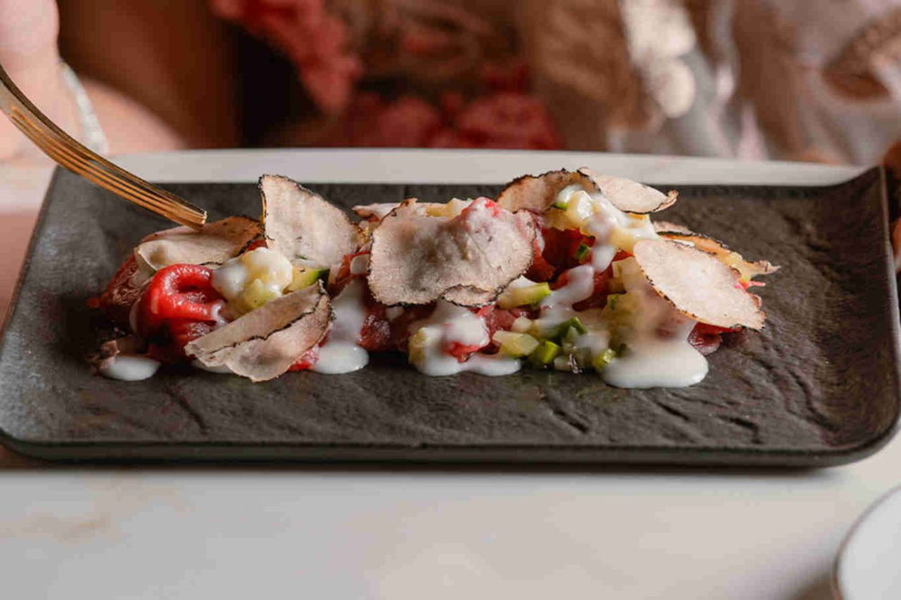 Un piatto del menu stagionale