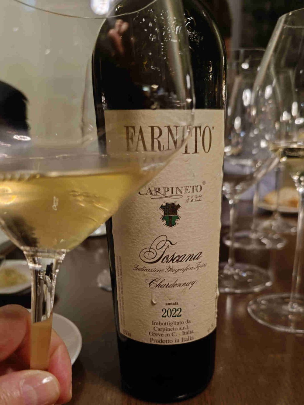 Farnito, Chardonnay  2022 Toscana IGT di Carpineto