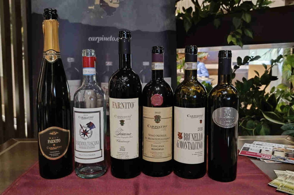 Vini Carpineto alla cena presso il Cortile Spirito Santo
