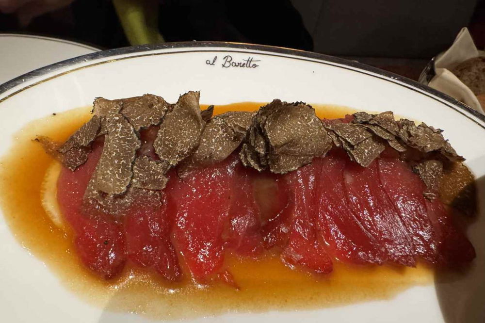 Al Baretto Sant’Ambrogio ristorante milano tonno rosso tartufo