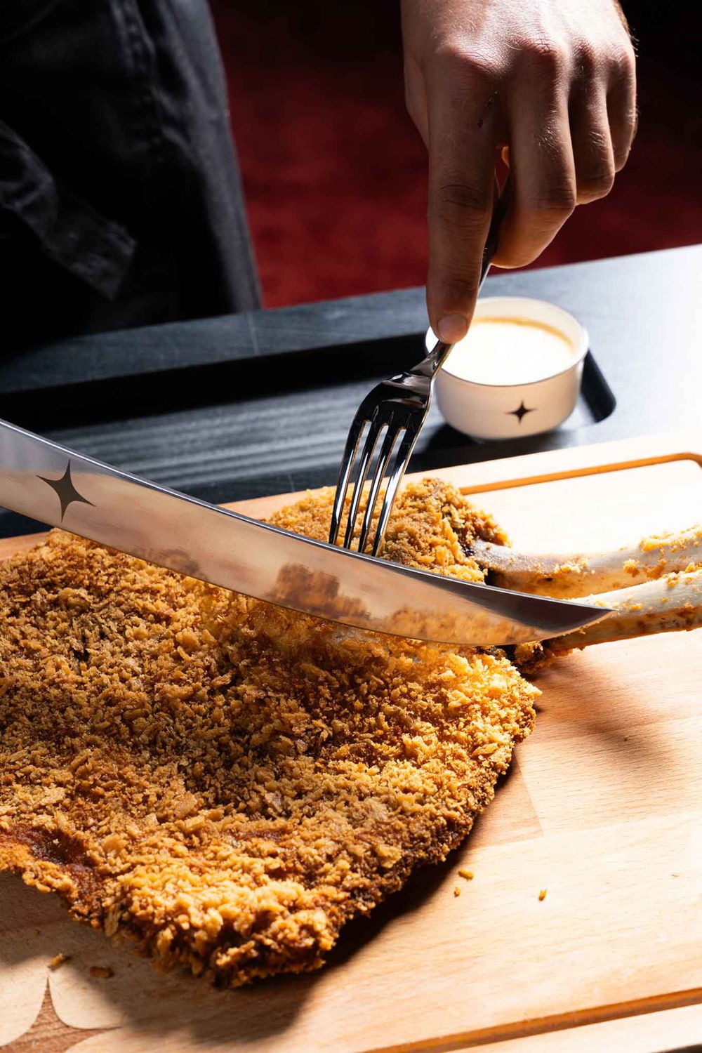 la cotoletta alla milanese del Twiga Milano 