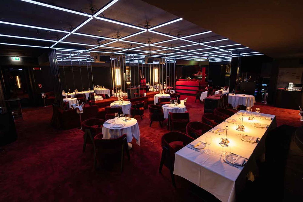 la sala del Twiga Milano 