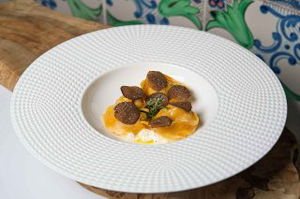 Tartufo nero del Matese, ricetta con la pasta ripiena del Don Alfonso