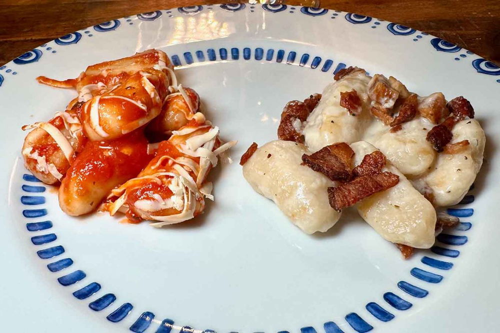 i cavati della locanda Pancrazio del boutique hotel Palazzo Gentilcore a Castellabate 