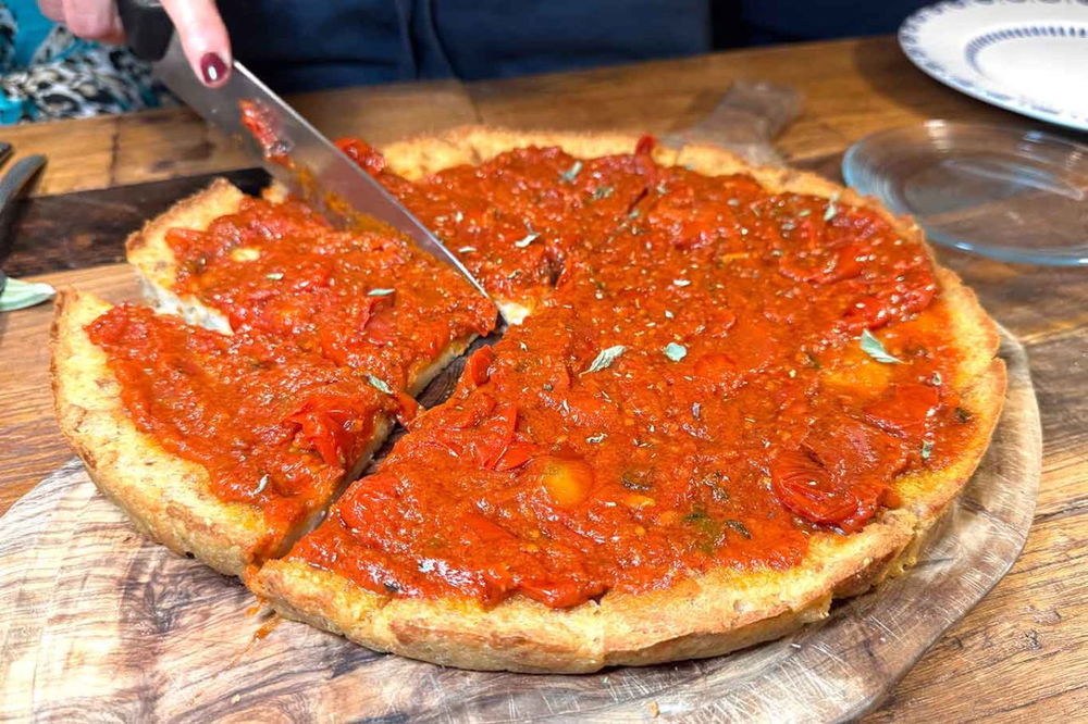 il pane raffermo con sugo della locanda Pancrazio del boutique hotel Palazzo Gentilcore a Castellabate 