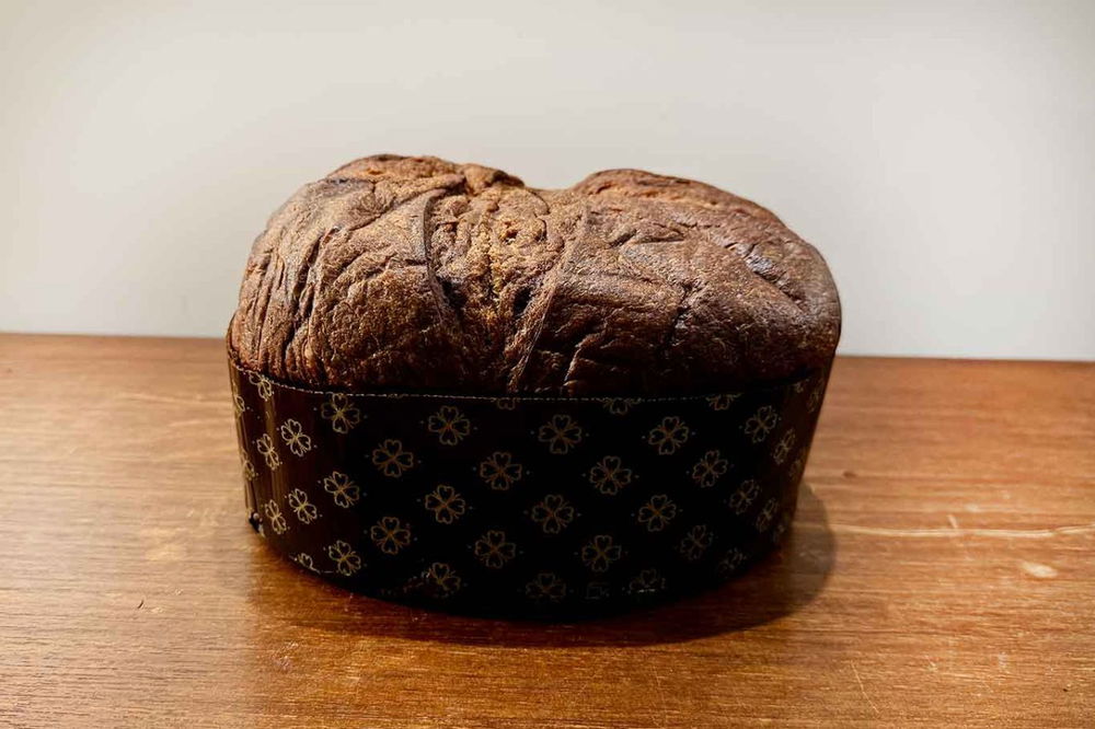 panettone creativo artigianale 2025 al gianduia di Cremeria Capolinea