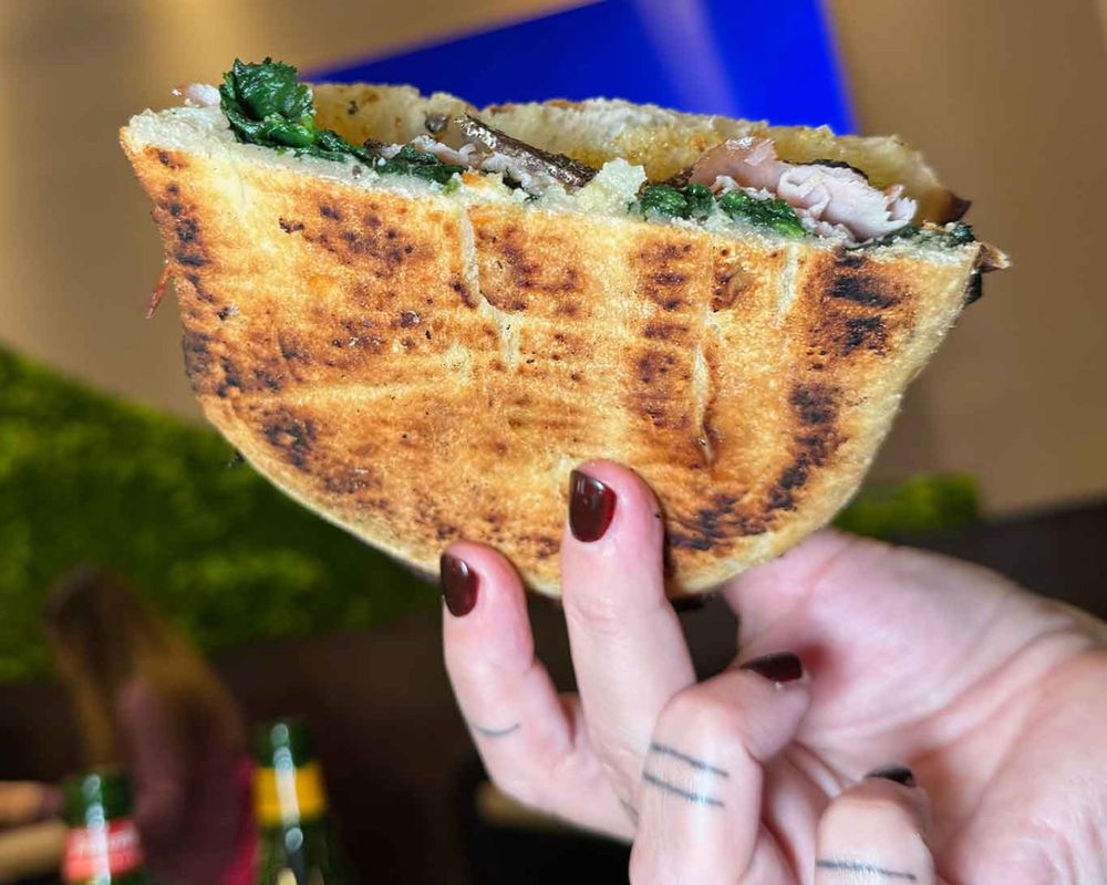 la cottura della ciabatta della pizzeria Carlo Sammarco 2.0 ad Aversa nella sfida con Sasà Martucci