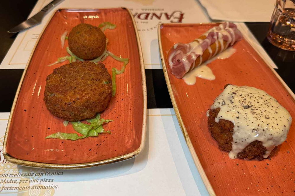 i fritti della pizzeria Fandango a Potenza 