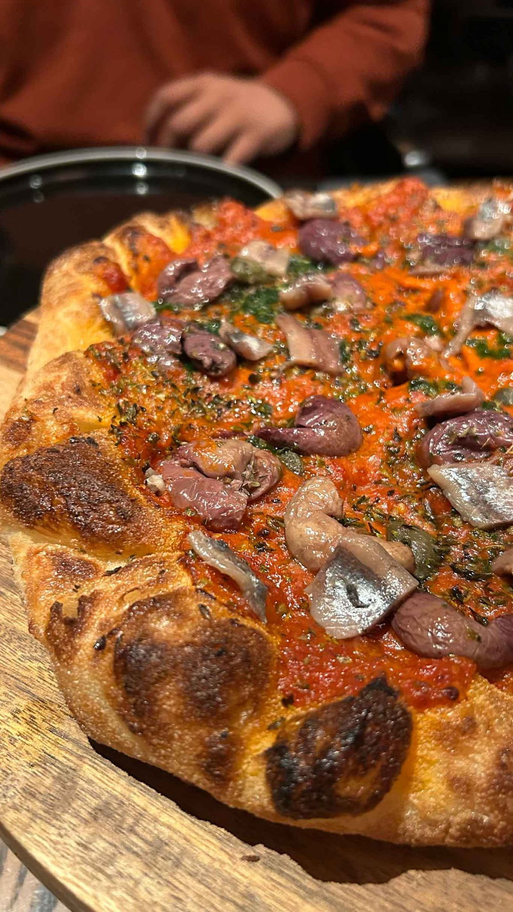 la pizza Futuro di Marinara di Francesco Martucci nella sfida con Giuseppe Bove