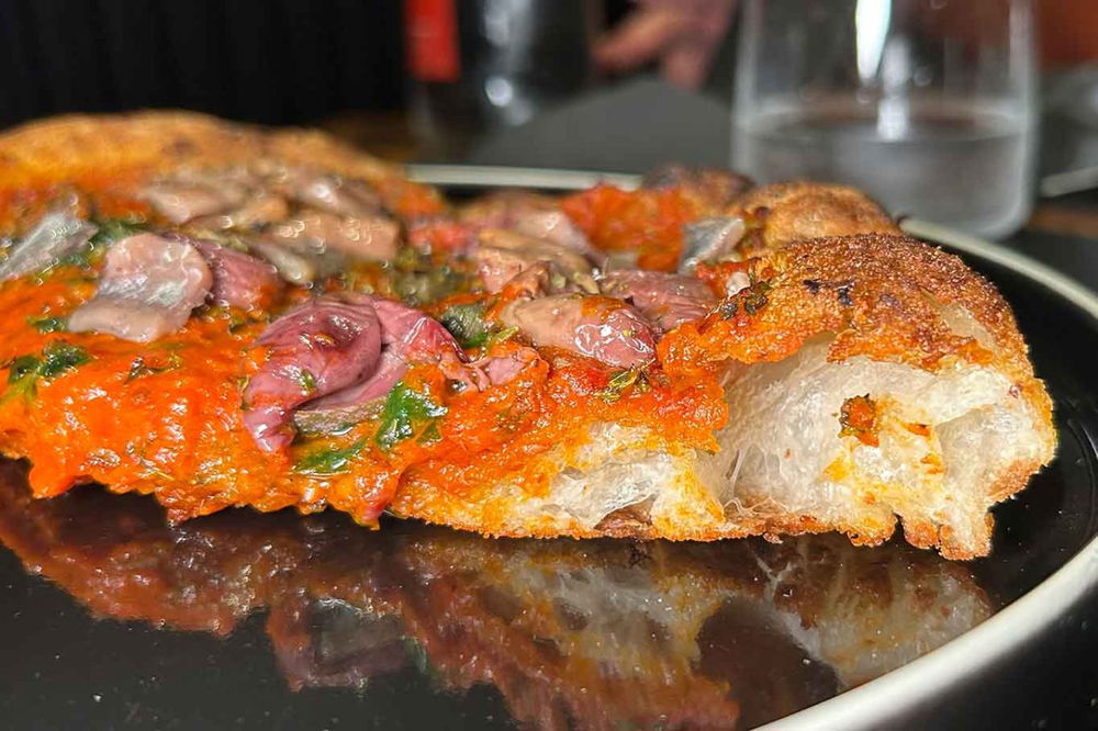 la pizza Futuro di Marinara di Francesco Martucci nella sfida con Giuseppe Bove
