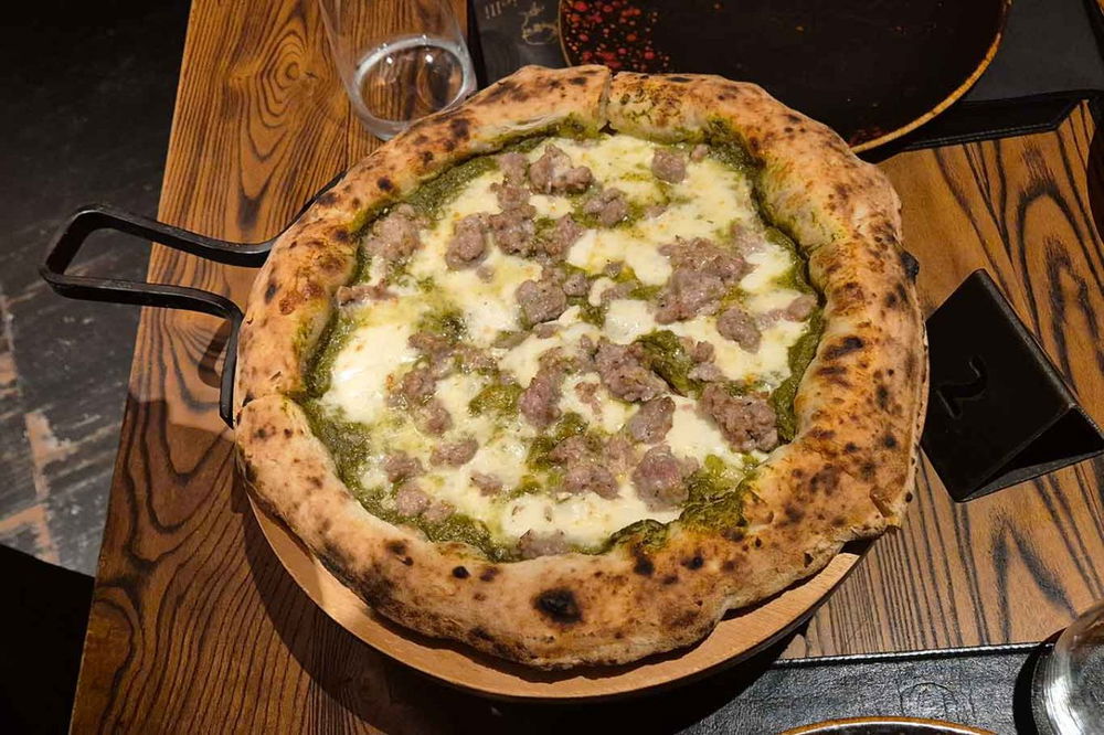 la pizza Mani di Velluto di Francesco Martucci nella sfida con Giuseppe Bove