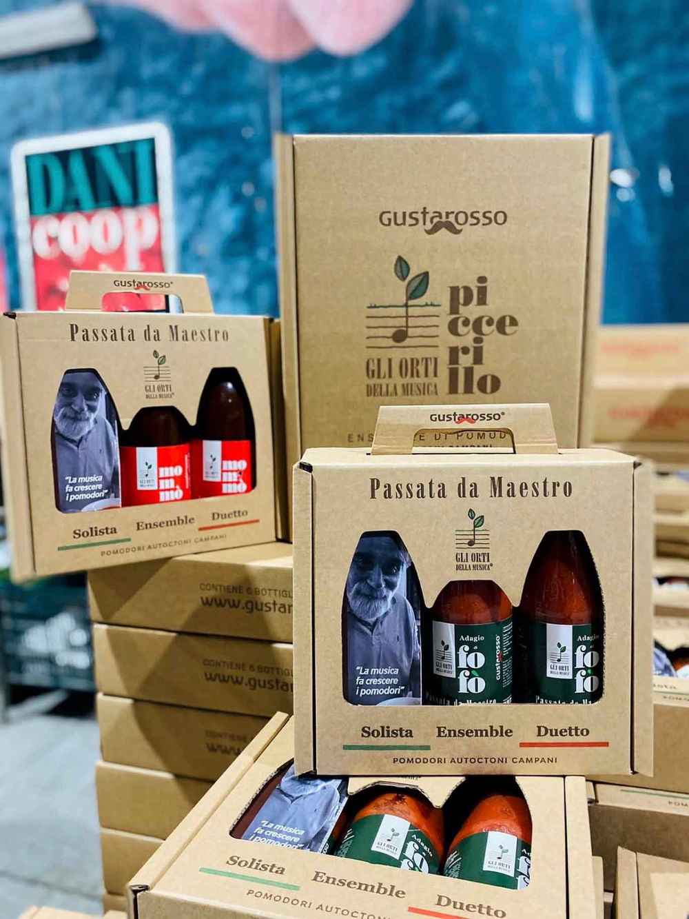 i pomodori con Peppe Vessicchio