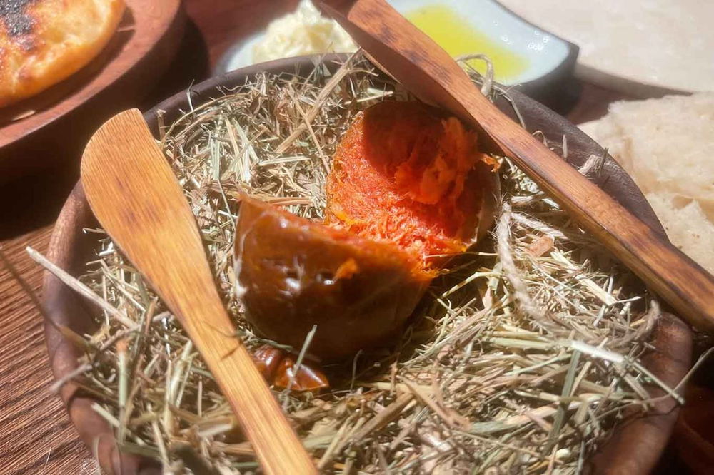 la ventricina di pecora al ristorante Al Madrigale a Tivoli