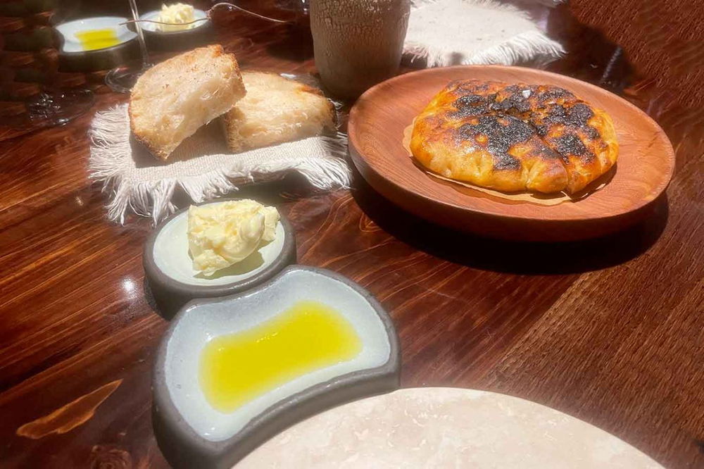 pane e burro al ristorante Al Madrigale a Tivoli
