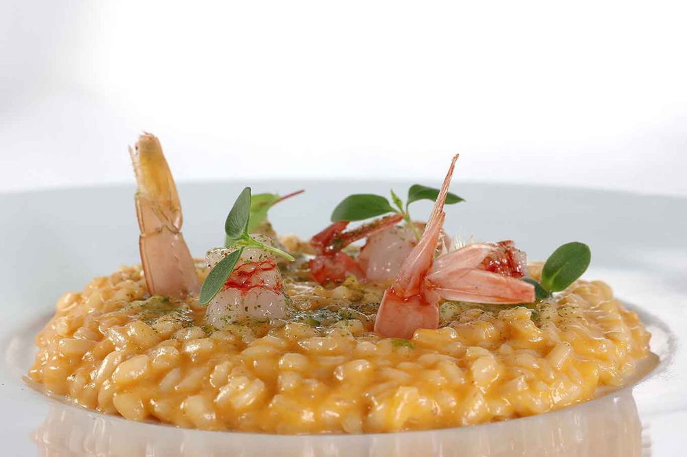 risotto con crostacei del ristorante Il Mestolo a Siena 