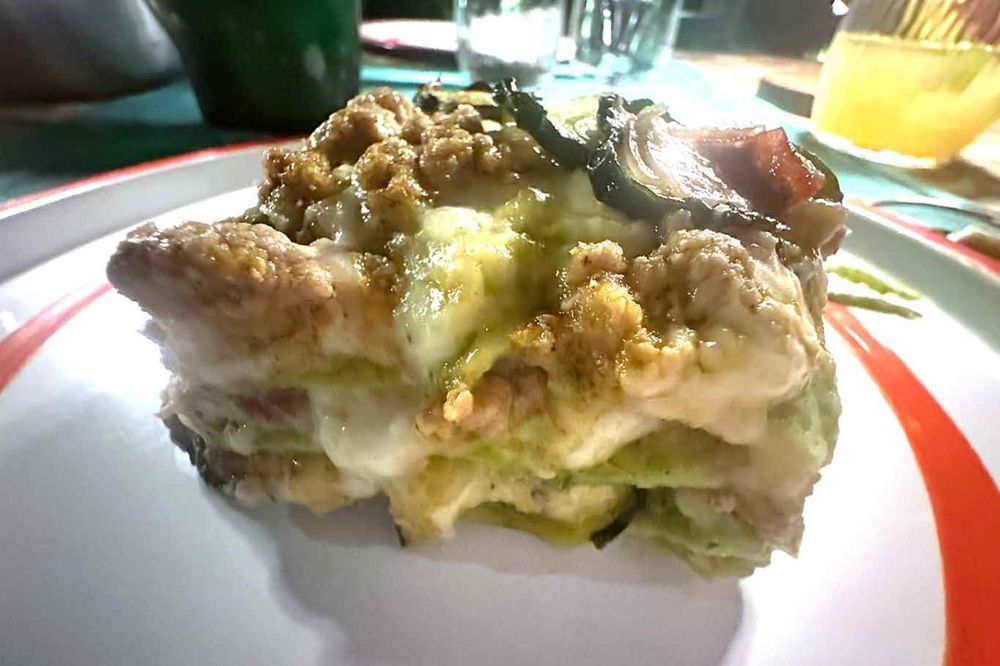 lasagna di zucchine piatto per vivere 100 anni