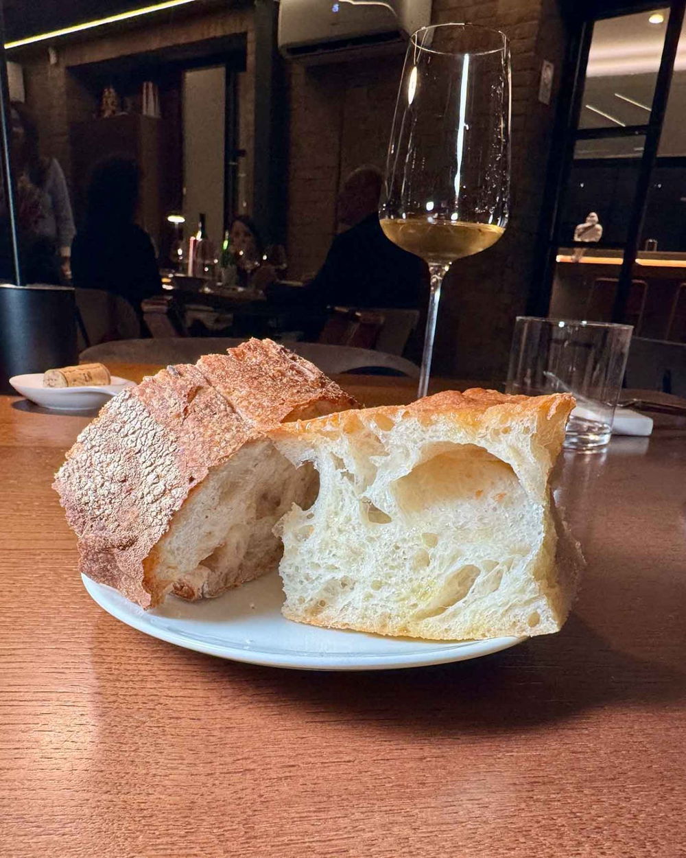il pane del ristorante Suscettibile a Salerno