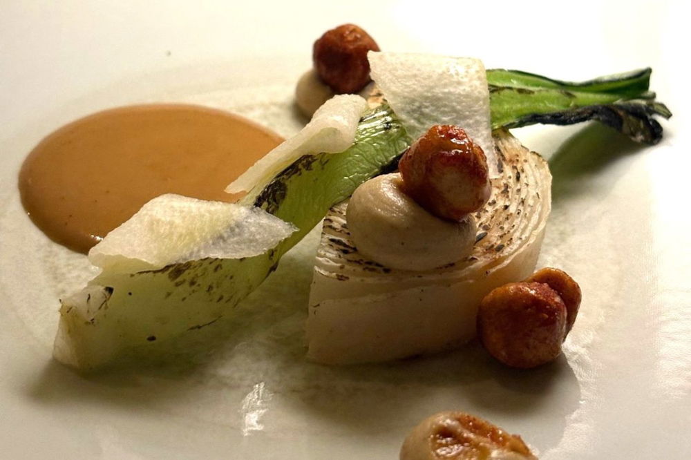 Armani/Ristorante cavolo rapa pak choi nocciole pera