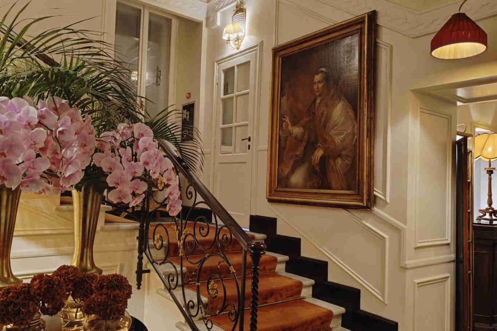 Gli interni dell'hotel d'Inghilterra