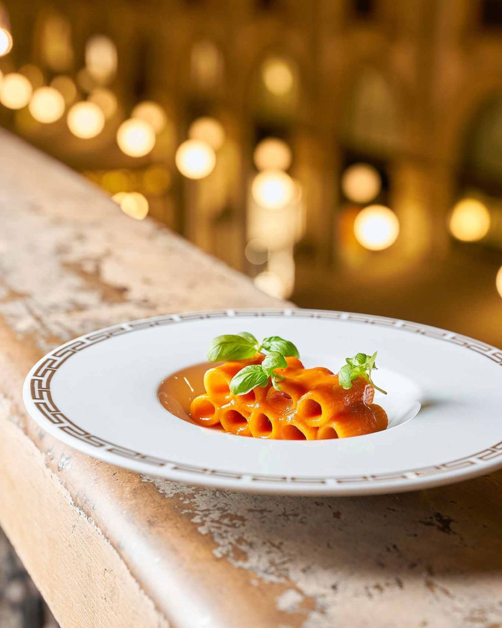 Rigatoni al pomodoro del piennolo TheVIEW 1 PIANO BRASCHI