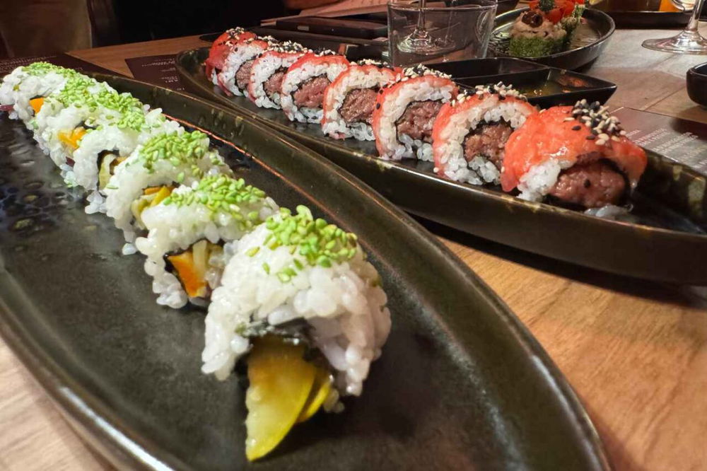 sushi roll vegetariano