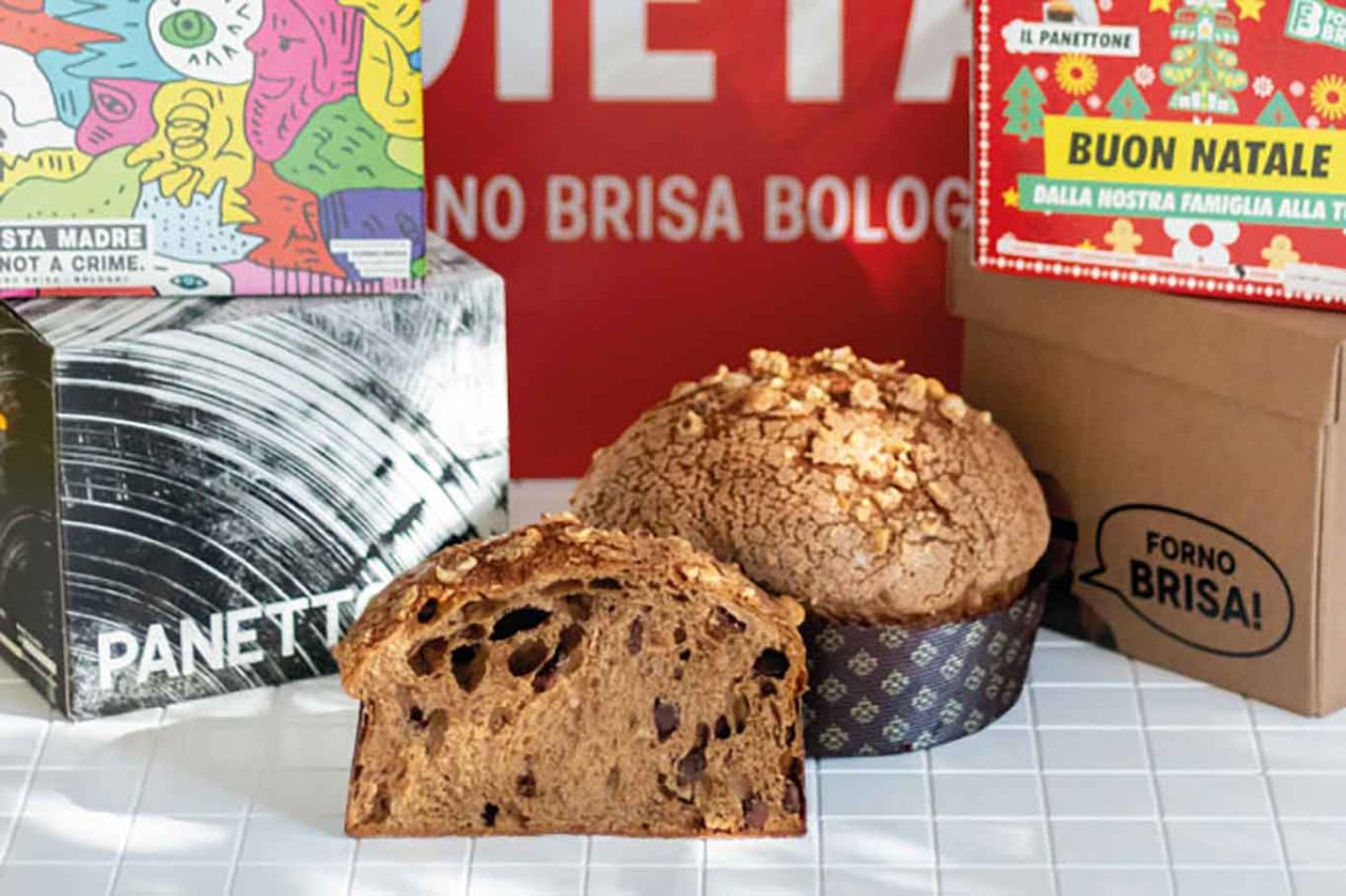 panettone Natale 2025 di Forno Brisa al gianduia