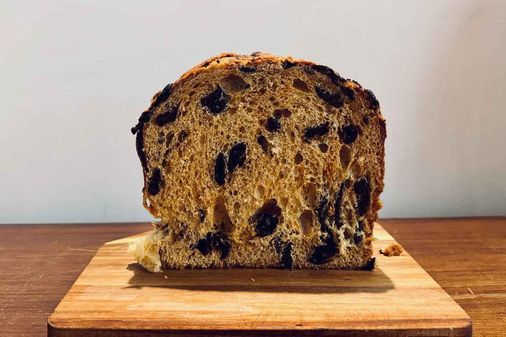 il panettone amarena cioccolato e 'nduja di Daniele Campana