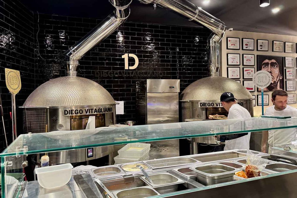 i forni della pizzeria Diego Vitagliano Roma via Chiana 