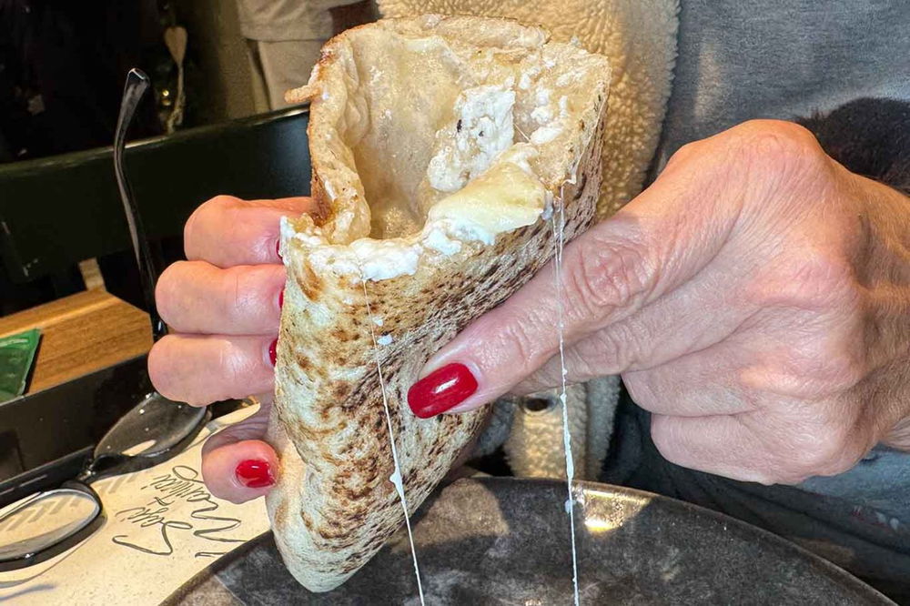 il ripieno con ricotta di Sasà Martucci alla Finale del Campionato della Pizza 2025