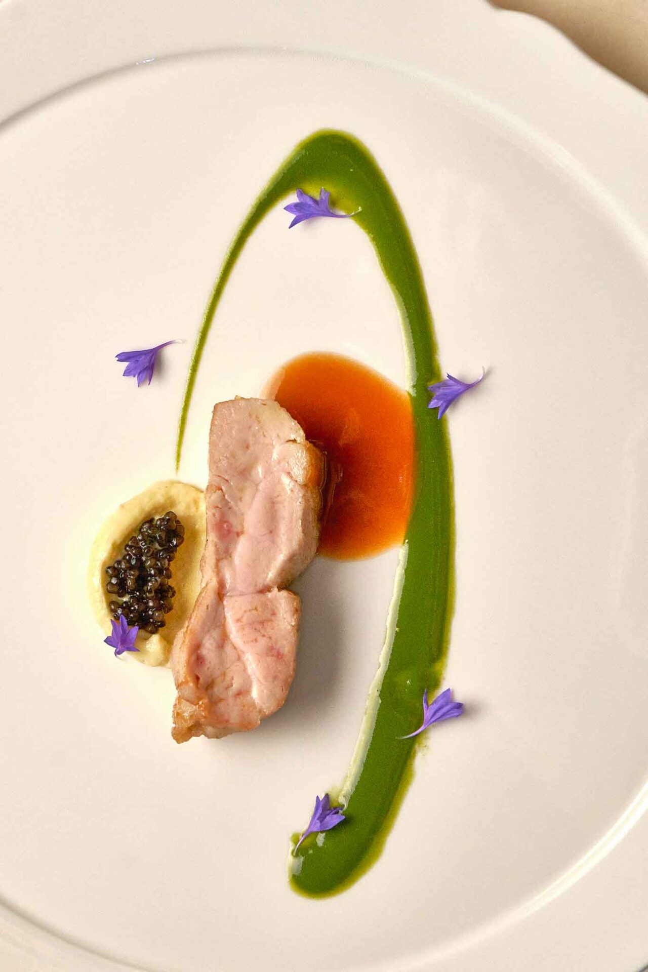 la zendraglia al ristorante George del Grand Hotel Parker's a Napoli