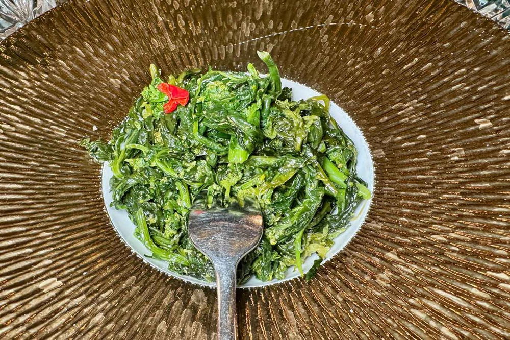 i friarielli del ristorante Gioia Cucina di Terra a Salerno