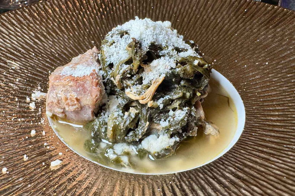 la minestra maritata del ristorante Gioia Cucina di Terra a Salerno