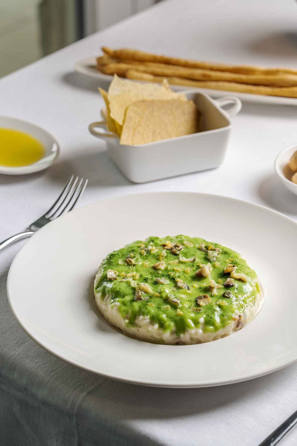 il risotto con gli sconcigli del ristorante Vistamare all'Hotel Mary a Vico Equense