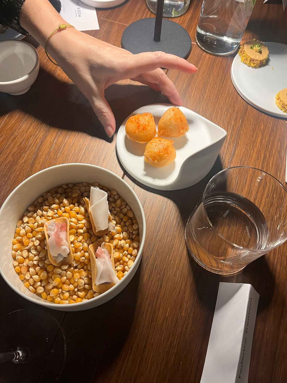 amuse bouche al ristorante Wine Room by Luca Tegon a Vicenza