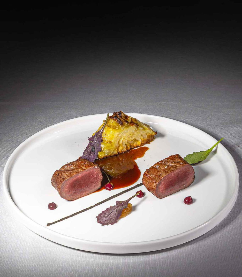 filetto di capriolo del ristorante Wine Room by Luca Tegon a Vicenza