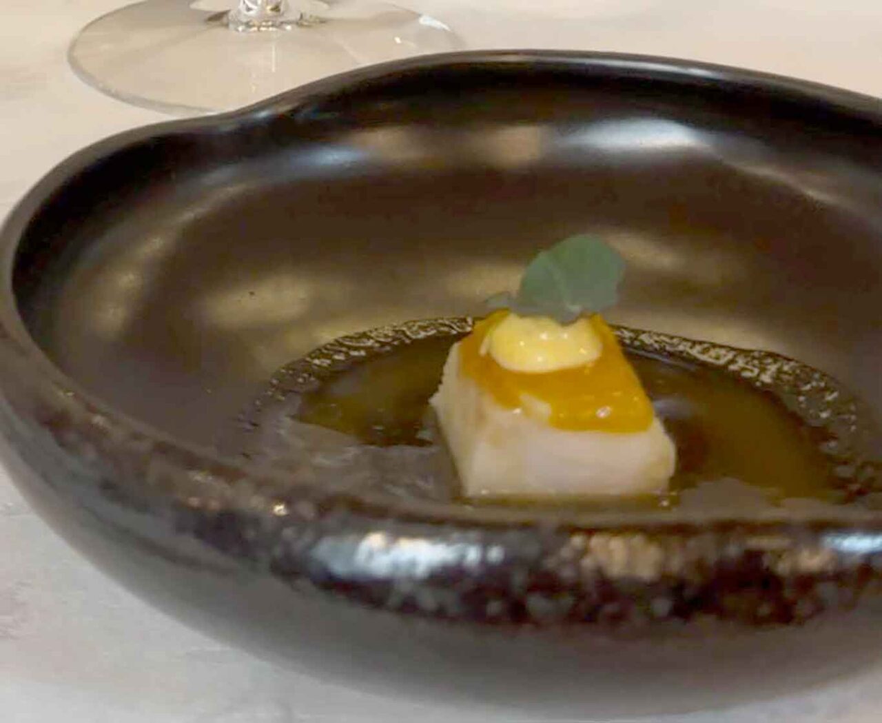 la rana pescatrice del Cannavacciuolo Bistrot Torino