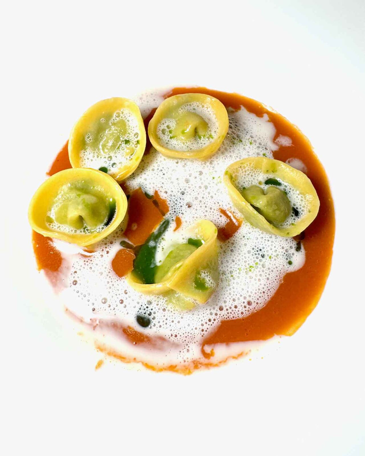 i cappelletti con scorfano alle Cene Stellari al ristorante Deschevaliers hotel de Bonart a Napoli