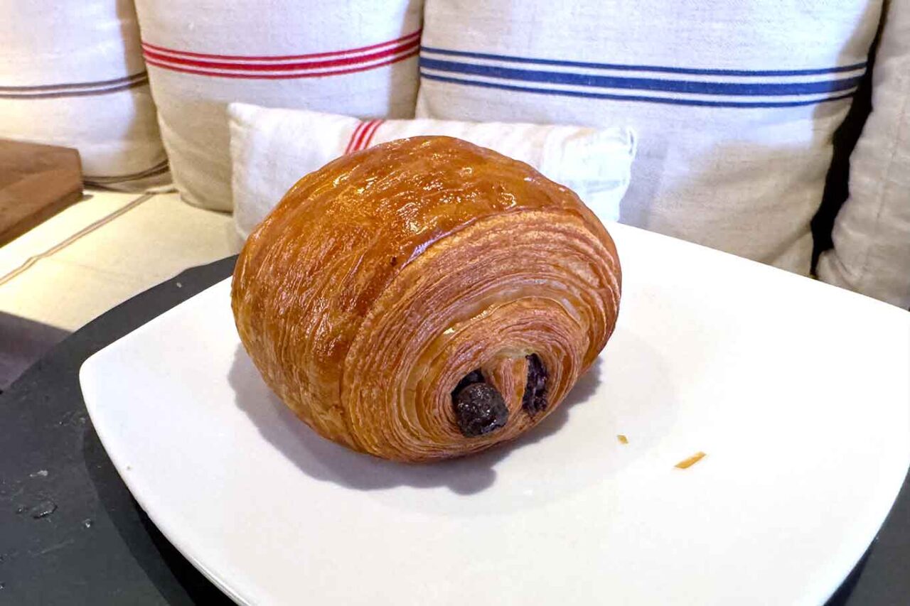il pain au chocolat di Francesco Arnesano da Lievito a Roma Eur Serafico