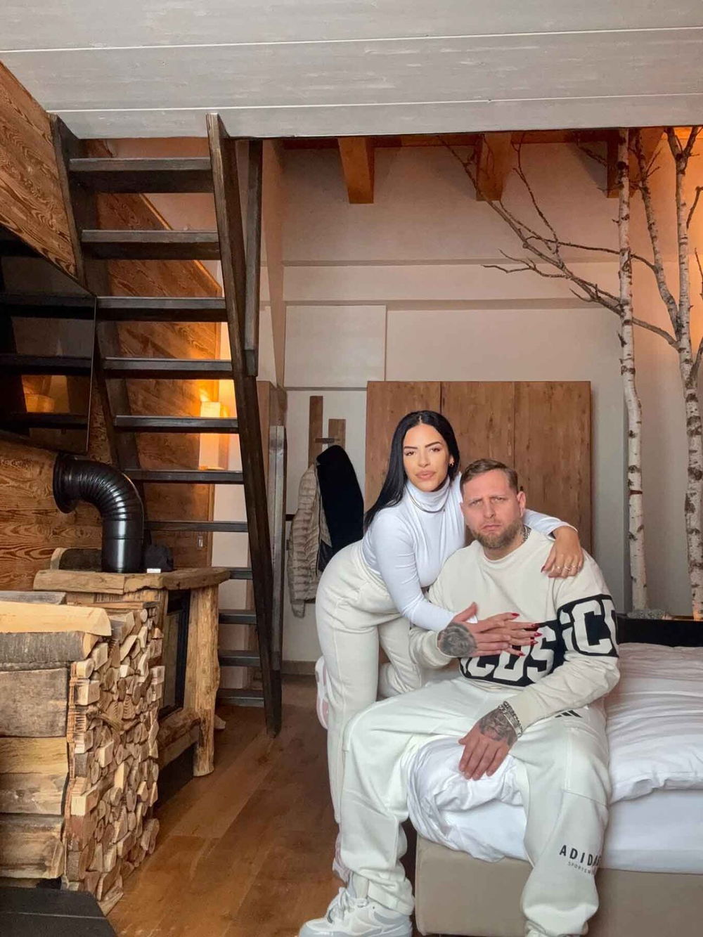 Fabrizio Mele e la fidanzata