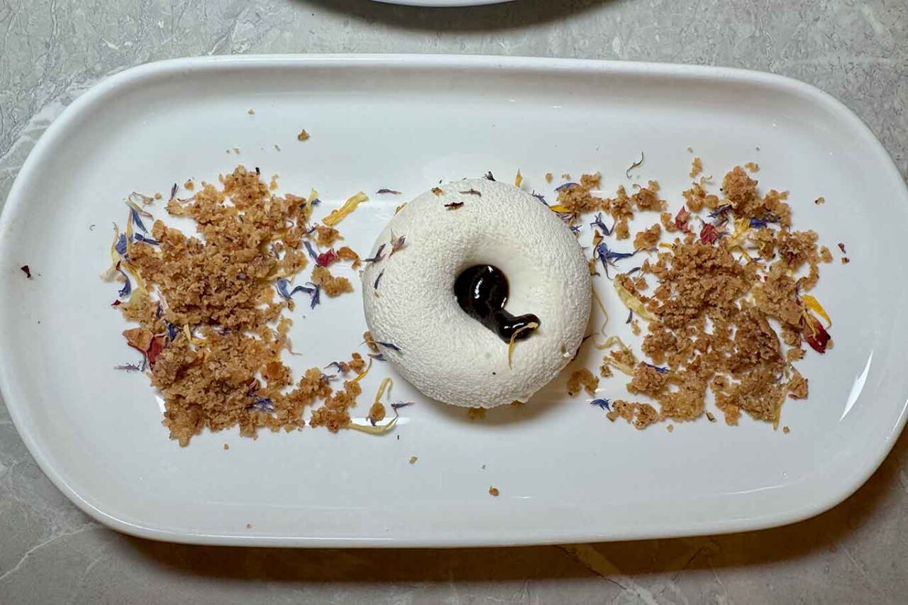 la pannacotta dell'Osteria Campo a Roma Prati 