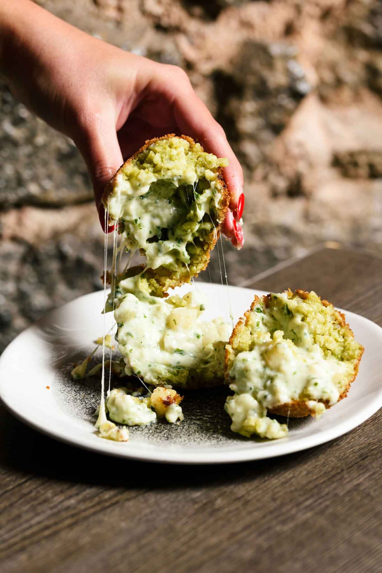 arancino alk cavolo trunzu del bistrot Uzeta a Catania