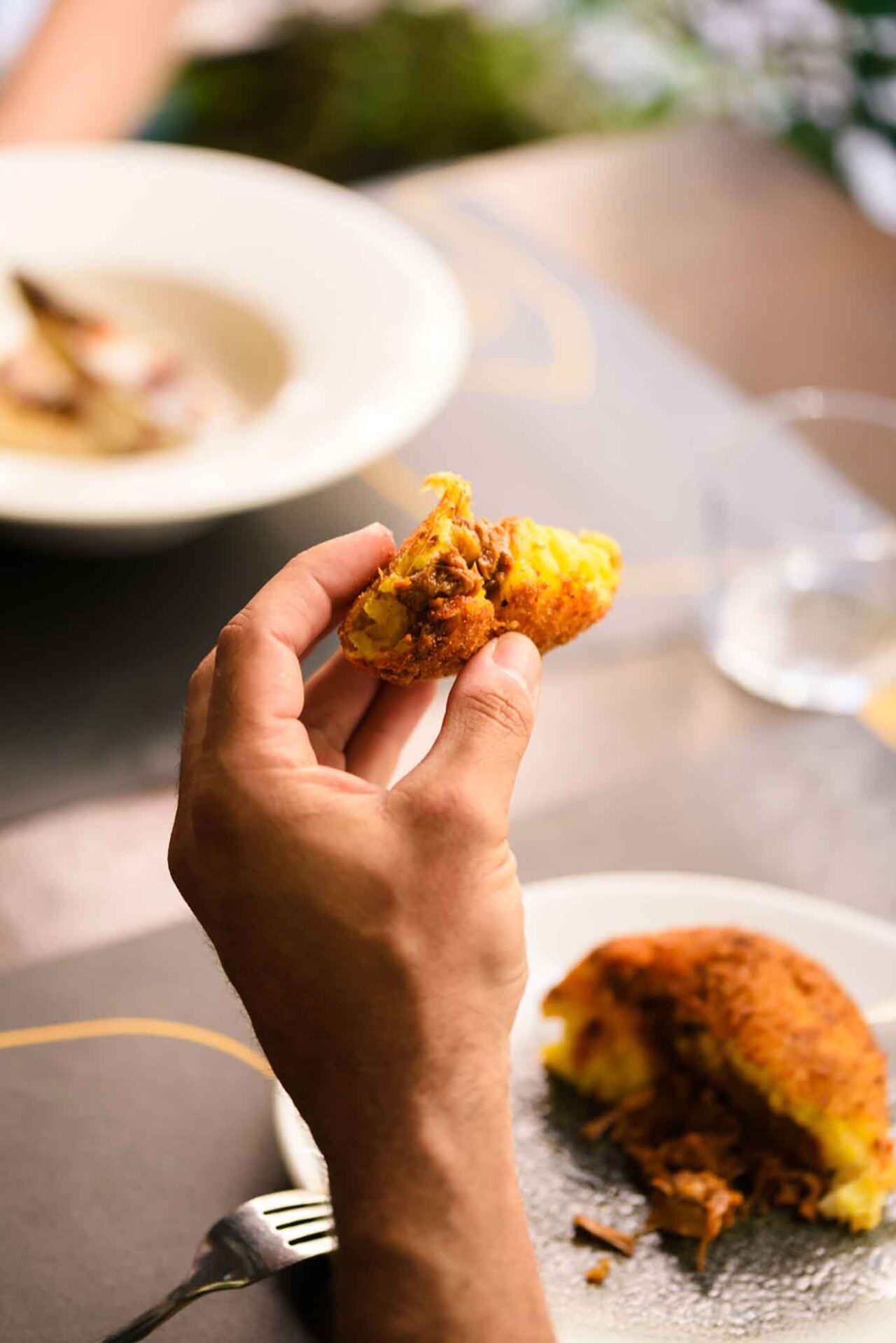 arancino della nonna del bistrot Uzeta a Catania