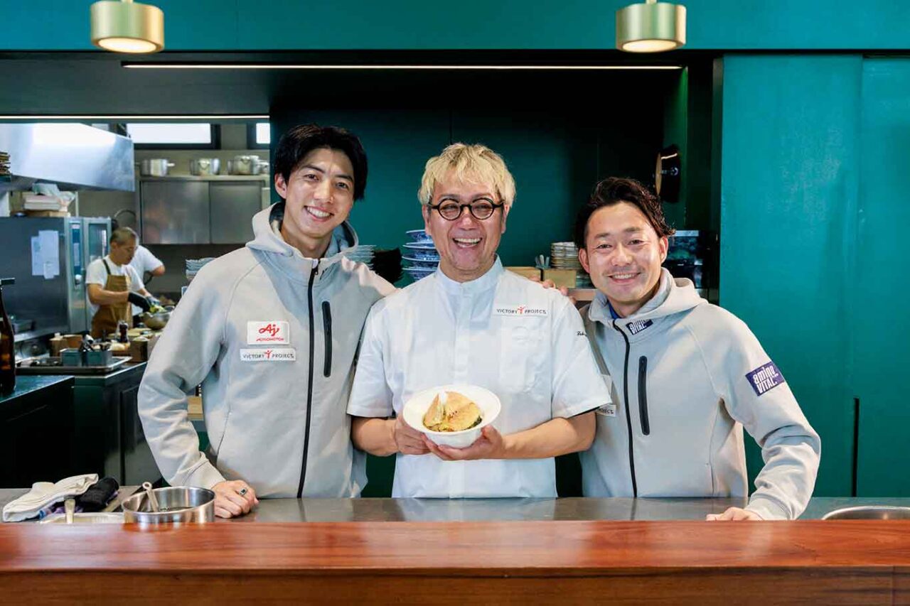 Yoji Tokuyoshi con i gyoza