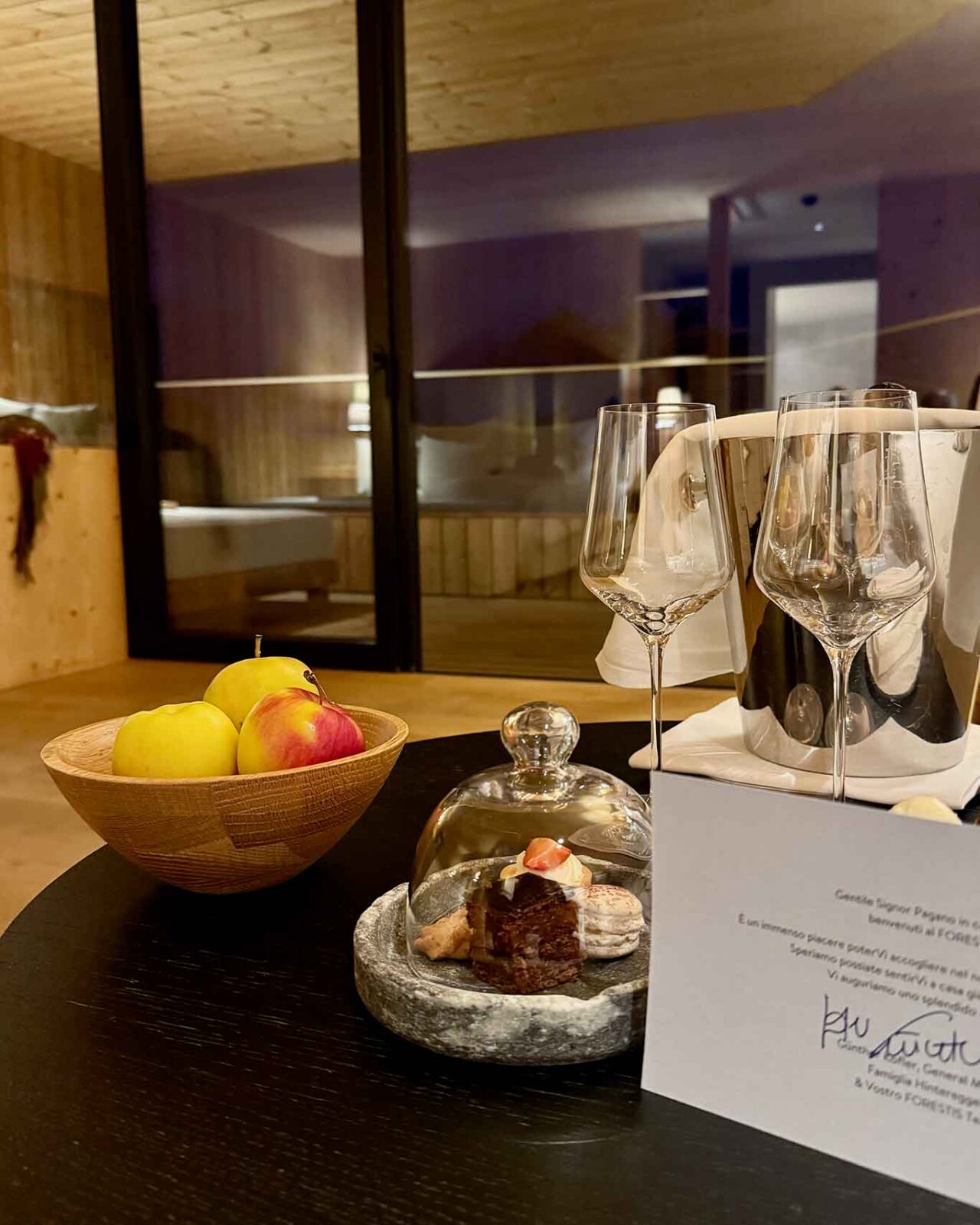 l'accoglienza dell'Hotel Forestis Dolomites a Bressanone