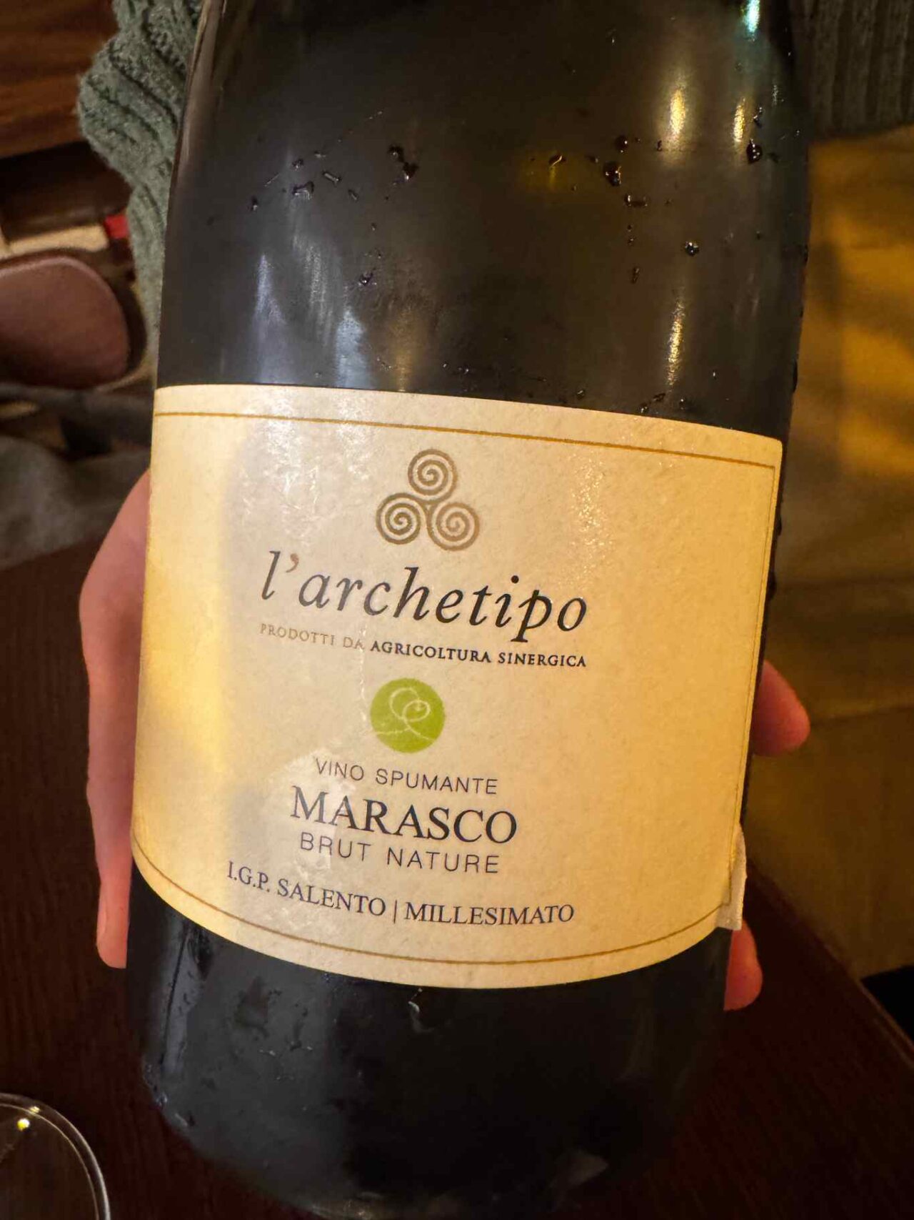 marasco spumante salento archetipo