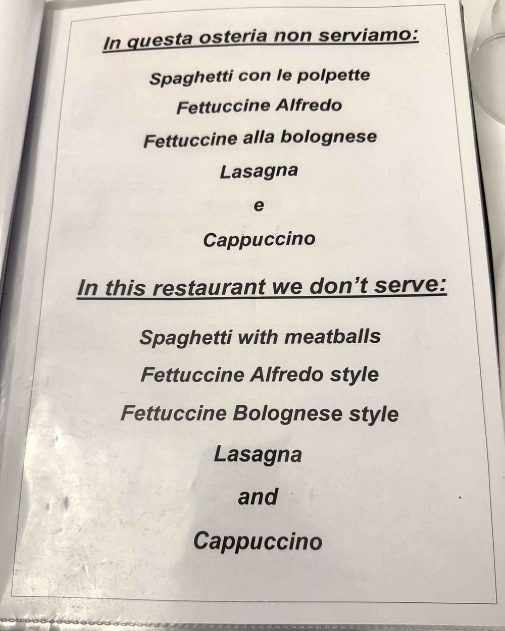 cosa non mangiate al ristorante Flavio al Velavevodetto a Roma